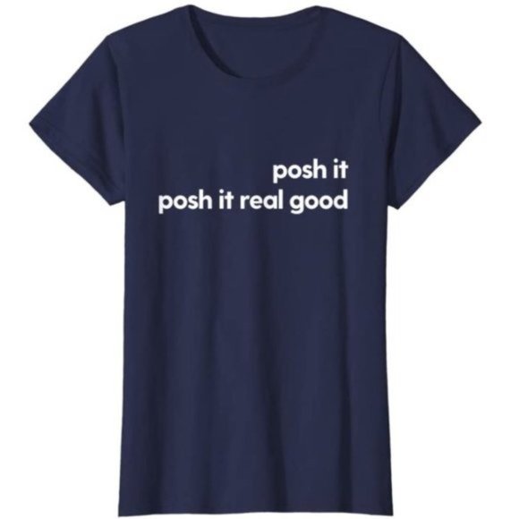 The Lulu Darling Tops - Posh It NEW Posh Merch Graphic Women's T-Shirt, M